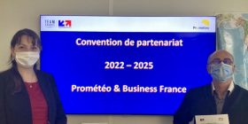 Signature of the agreement between Prometeo and Business France